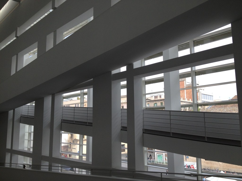 MACBA, inside out view
